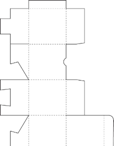 特殊盒型展开图图片
