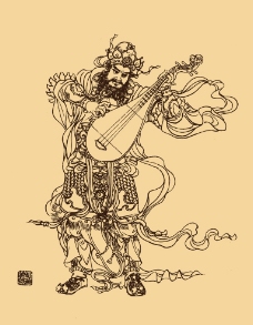 广目天王图片