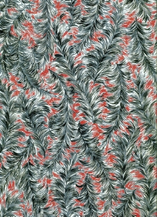 时尚水粉卷草图片