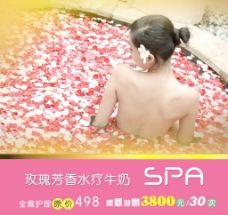 阳光SPA玫瑰芳香水疗牛奶spa图片