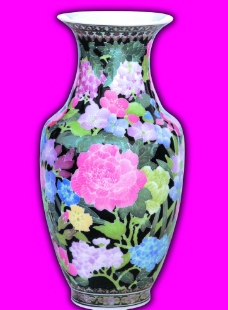 花瓷瓶图片