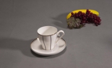 咖啡杯花边咖啡陶瓷杯图片