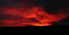 火烧云图片